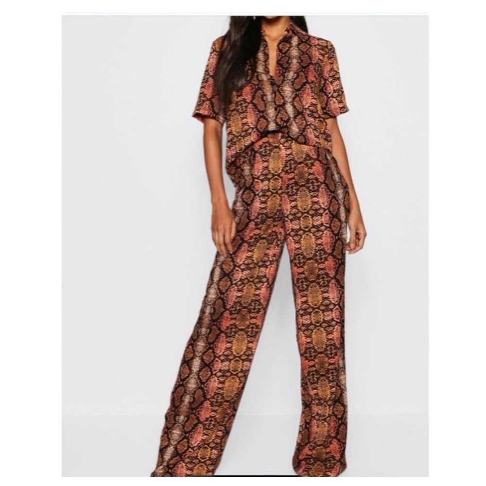 Snake Print Shirt & Trouser